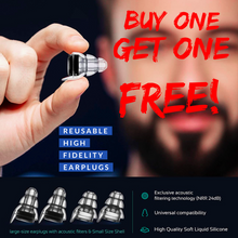 Load image into Gallery viewer, Musician High Fidelity Noise Reduction Earplugs - Buy One get One FREE!!! -26db - Como Tocar Chingon